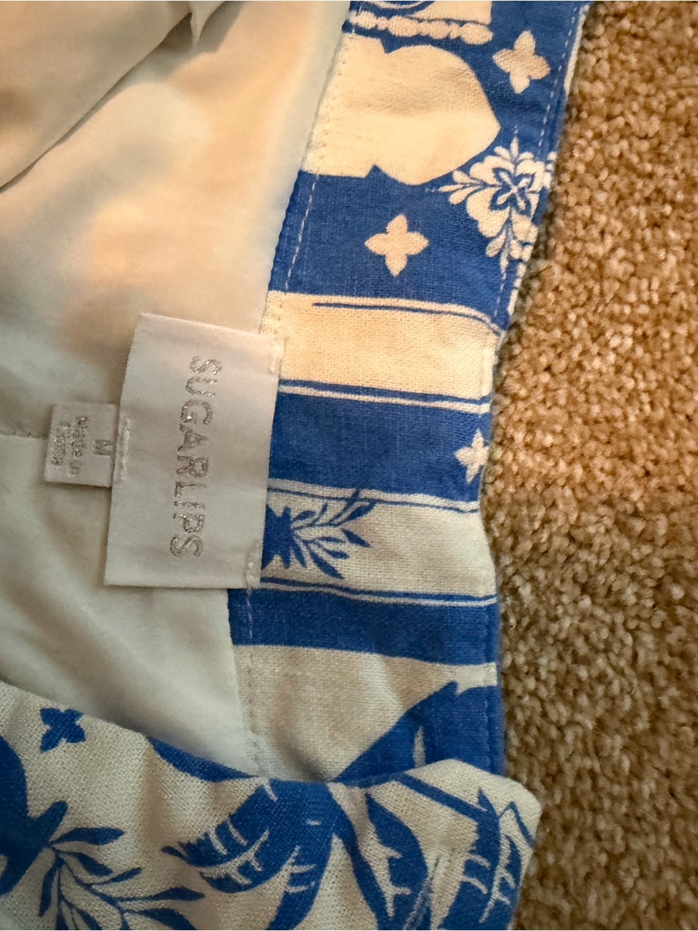 Sugarlips Blue and White Floral Set